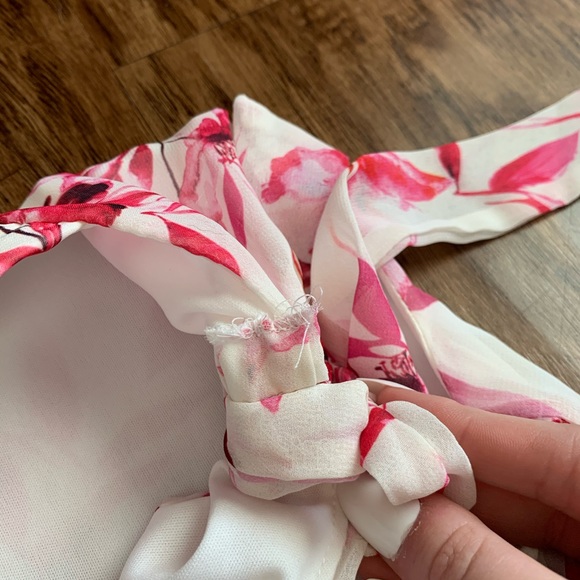 Silver Bloom pink and white dress - Picture 10 of 10